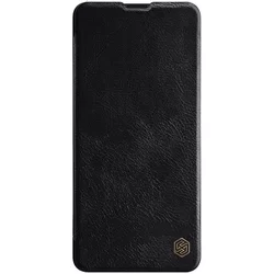 Telefontok iPhone 12 mini - Nillkin Qin Kihajtható bőr tok fekete-2