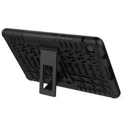 Tablettok Huawei Metapad T8 8.0 - Armorlok ütésálló, kitámasztható, fekete tablet tok-6