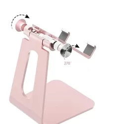 TECH PROTECT Z4a - univerzális asztali fém telefontartó állvány, pink-1