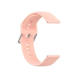 Samsung Galaxy Watch 3 (41 mm) okosóra szíj - pink szilikon szíj-2