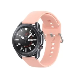 Samsung Galaxy Watch 3 (41 mm) okosóra szíj - pink szilikon szíj-3