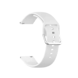Samsung Galaxy Watch 3 (41 mm) okosóra szíj - fehér szilikon szíj-2