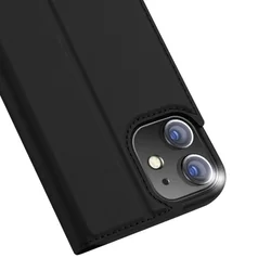 Telefontok iPhone 12 - Dux Ducis fekete kinyitható tok-5