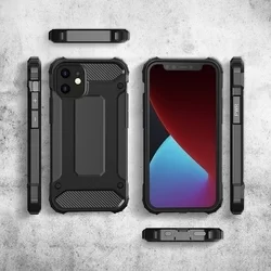 Telefontok iPhone 12 Pro Max - Defender II fekete ütésálló hátlap tok-3