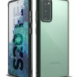 Telefontok Samsung Galaxy S20 FE - Ringke fekete keretes hátlap tok-4