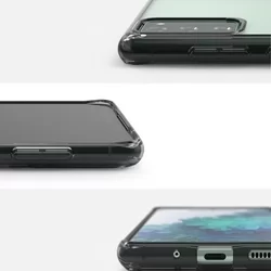 Telefontok Samsung Galaxy S20 FE - Ringke fekete keretes hátlap tok-9