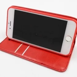 Telefontok Samsung Galaxy S7 - G930F - kihajtható - piros-3