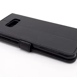 Telefontok Samsung Galaxy S8 Plus - fekete ráhajtó füles könyvtok-3