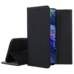 Telefontok Samsung Galaxy S20 FE - fekete mágneses szilikon keretes könyvtok-3