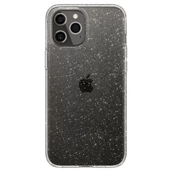 Telefontok iPhone 12 - Spigen Liquid Crystal Glitter TPU átlátszó tok-1