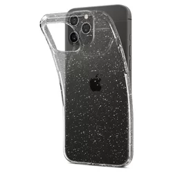 Telefontok iPhone 12 - Spigen Liquid Crystal Glitter TPU átlátszó tok-6