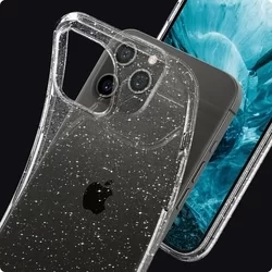 Telefontok iPhone 12 Pro - Spigen Liquid Crystal Glitter TPU átlátszó tok-9