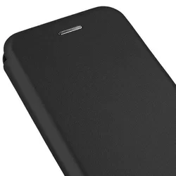 Telefontok Xiaomi Redmi 9 - Smart Diva fekete mágneses könyvtok-3