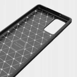 Telefontok Xiaomi Mi 10T / Mi 10T Pro - Carbon Fiber fekete szilikon tok-1