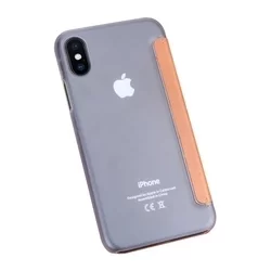 Telefontok iPhone X / iPhone XS - Pierre Cardin Kihajtható Kemény Tok Khaki (8719273140802)-4