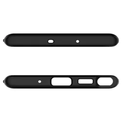 Telefontok Samsung Galaxy Note 10+ (Note 10 Plus) - Spigen Rugged Armor fekete ütésálló hátlap tok-2