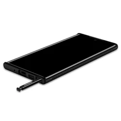Telefontok Samsung Galaxy Note 10+ (Note 10 Plus) - Spigen Rugged Armor fekete ütésálló hátlap tok-5