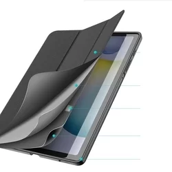 Tablettok Samsung Galaxy Tab S6 Lite 2020 /2022 (SM-P610, SM-P615, SM-P613, SM-P619) - DUXDUCIS DOMO fekete smart case-4