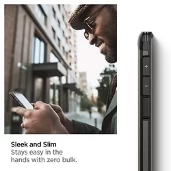 Telefontok Samsung Galaxy Note 10 - Spigen Armor GUNMETAL ütésálló, kitámasztható hátlap tok-4
