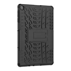 Tablettok Huawei MatePad T10 / T10s - Armorlok ütésálló, kitámasztható, fekete tablet tok-4
