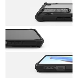 Telefontok Xiaomi Mi 10T / Mi 10T Pro - Ringke Fusion X fekete ütésálló tok-1