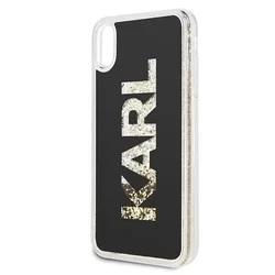 Telefontok iPhone XS Max - Etui Karl Lagerfeld - Fekete/arany-5