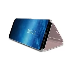 Telefontok Samsung Galaxy S20 FE - Rose gold Clear View Tok-3