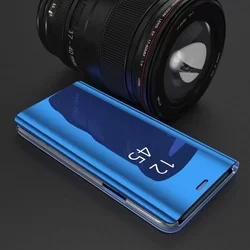 Telefontok Huawei Y6s 2019 / Honor 8A - Kék Clear View Tok-1