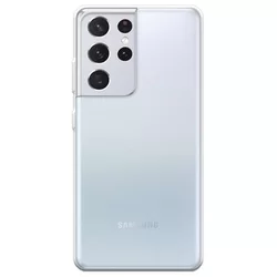 Telefontok Samsung Galaxy S21 Ultra - átlátszó szilikon tok-1