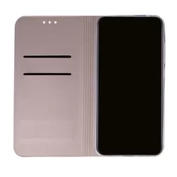 Telefontok Xiaomi Mi 10T Lite 5G - Smart Skin rose gold mágneses flipcover tok-1
