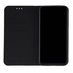 Telefontok Xiaomi Mi 10T / Mi 10T Pro - Smart Skin fekete mágneses flipcover tok-2