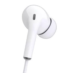 Headset: Dudao in-ear stereo fehér fülhallgató (lightning - iPhone csatlakozóval)-2