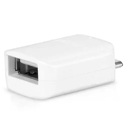 Adapter: Samsung EE-UG930 (GH96-09728A) gyári OTG USB - Micro Usb adapter fehér-1