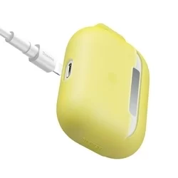 AirPods Pro: Baseus Let''s go - ultravékony sárga színű szilikongél AirPods PRO tartó-3