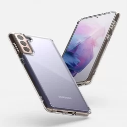 Telefontok Samsung Galaxy S21 - Ringke Fusion átlátszó hibrid tok-2