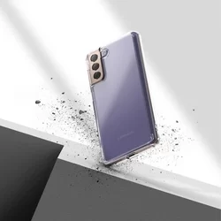 Telefontok Samsung Galaxy S21 - Ringke Fusion átlátszó hibrid tok-6