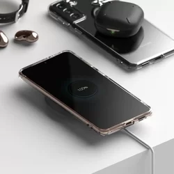 Telefontok Samsung Galaxy S21 - Ringke Fusion átlátszó hibrid tok-7