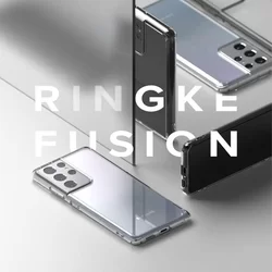 Telefontok Samsung Galaxy S21 Ultra - Ringke Fusion átlátszó hibrid tok-2
