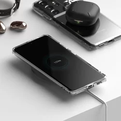 Telefontok Samsung Galaxy S21 Ultra - Ringke Fusion átlátszó hibrid tok-6