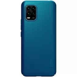 Telefontok Xiaomi Mi 10 Lite 5G - Nillkin Super Frosted - kék-3