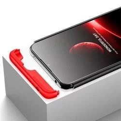 Telefontok Xiaomi Mi 10 Lite 5G - hátlap GKK Protection 3in1 - piros-fekete-2