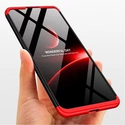 Telefontok Xiaomi Mi 10 Lite 5G - hátlap GKK Protection 3in1 - piros-fekete-3