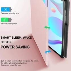 Tablettok Samsung Galaxy Tab S6 Lite (SM-P610, SM-P615) - INFILAND CLASSIC STAND Pink tablettok-4