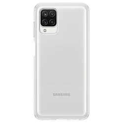 Telefontok Samsung Galaxy A12 - Eredeti SAMSUNG átlátszó szilikon tok-1