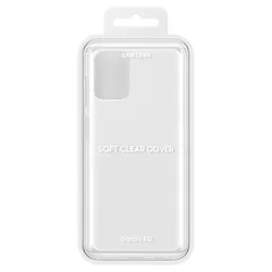 Telefontok Samsung Galaxy A12 - Eredeti SAMSUNG átlátszó szilikon tok-5