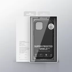 Telefontok iPhone 12 mini - Nillkin Super Frosted fekete tok-1