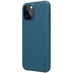 Telefontok iPhone 12 Pro Max - Nillkin Super Frosted kék tok-1