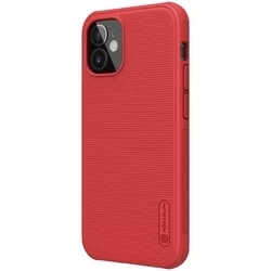 Telefontok iPhone 12 mini - Nillkin Super Frosted piros tok-1