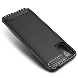 Telefontok Samsung Galaxy A72 / A72 5G - Forcell CARBON fekete szilikon tok-2