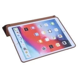 Tablettok iPad 2019 10.2 (iPad 7) - sötétbarna smart case-4